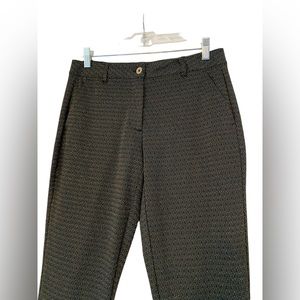 MICHAEL KORS Womens Size 6 Argyle Diamond Print Dress Pants